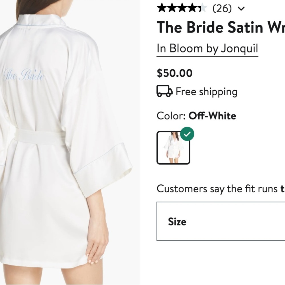 The Bride White Robe - Picture 2 of 5